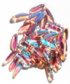 50 5x16mm Transparent Light Amethyst AB Dagger Beads